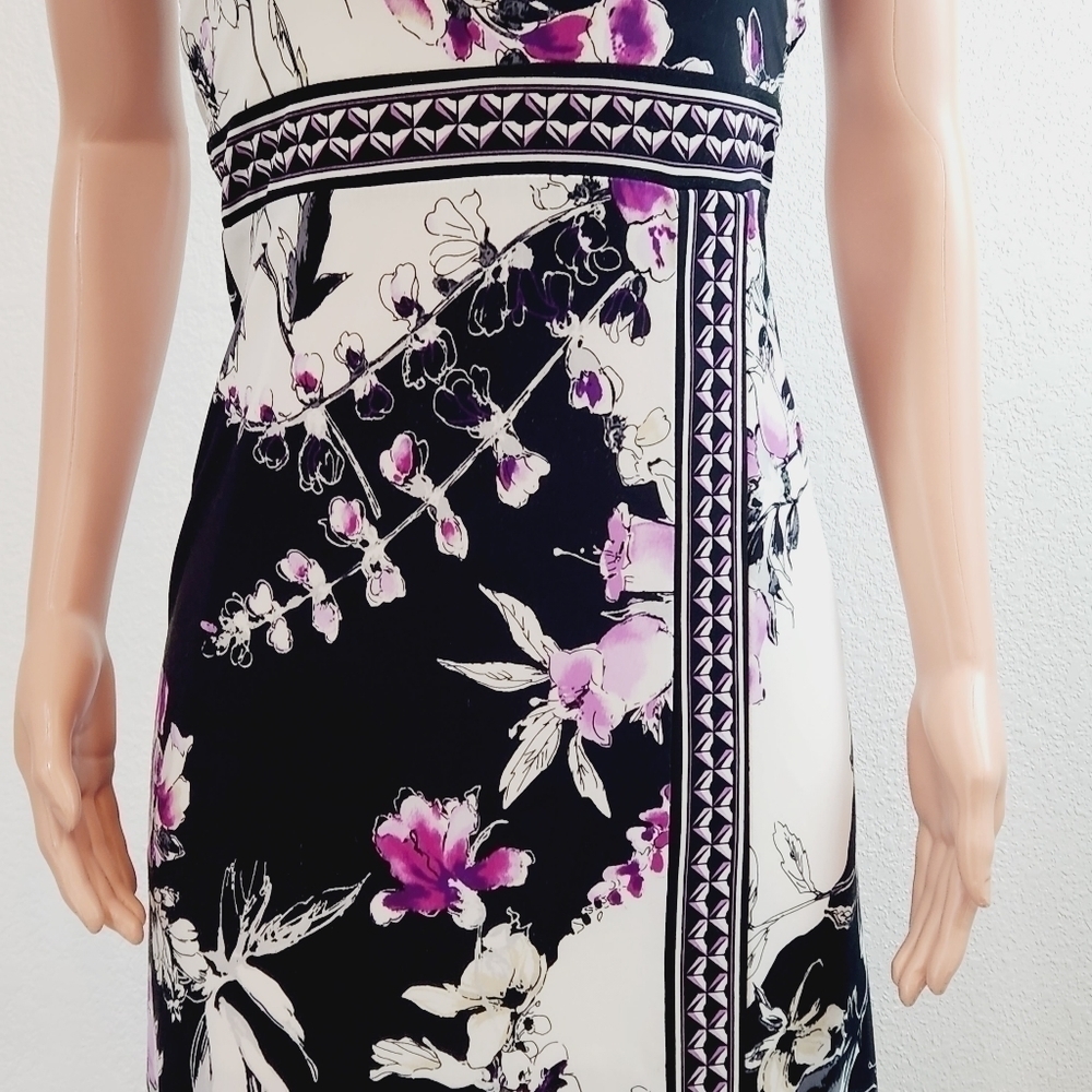 White House Black Market Strapless Floral  Maxi Dress Size: XS - Picture 6 of 16